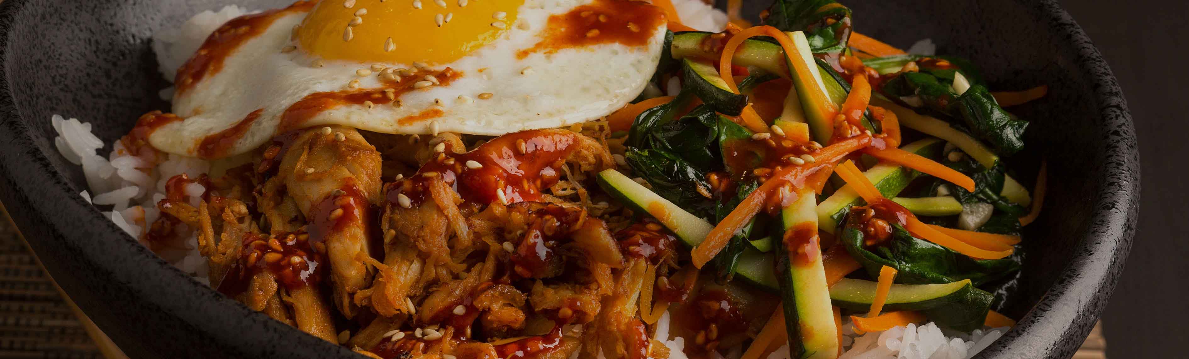 Korean Turkey Bibimbap Bowl