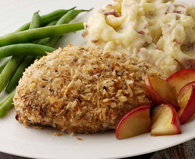 Baked Breaded Pork Chops