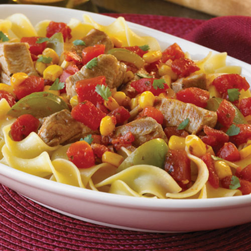 Porc et tomates Mexicali
