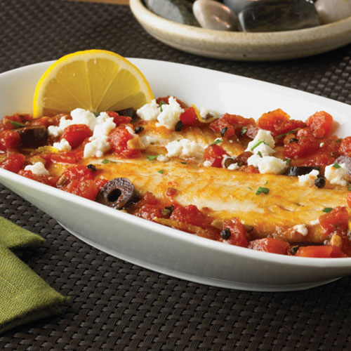 Tilapia avec tomates et feta