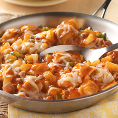 Hawaiian Ravioli Skillet