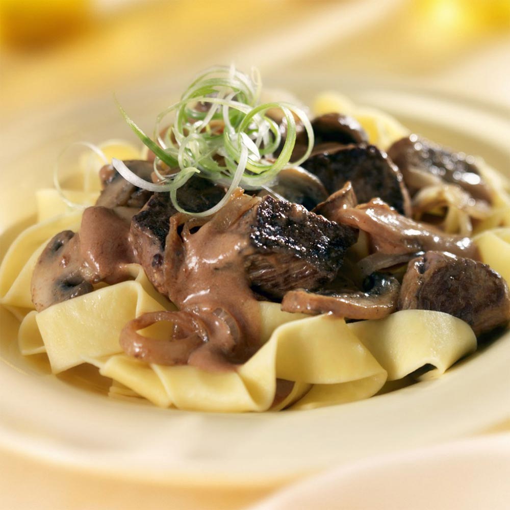 Savoury Steak Stroganoff