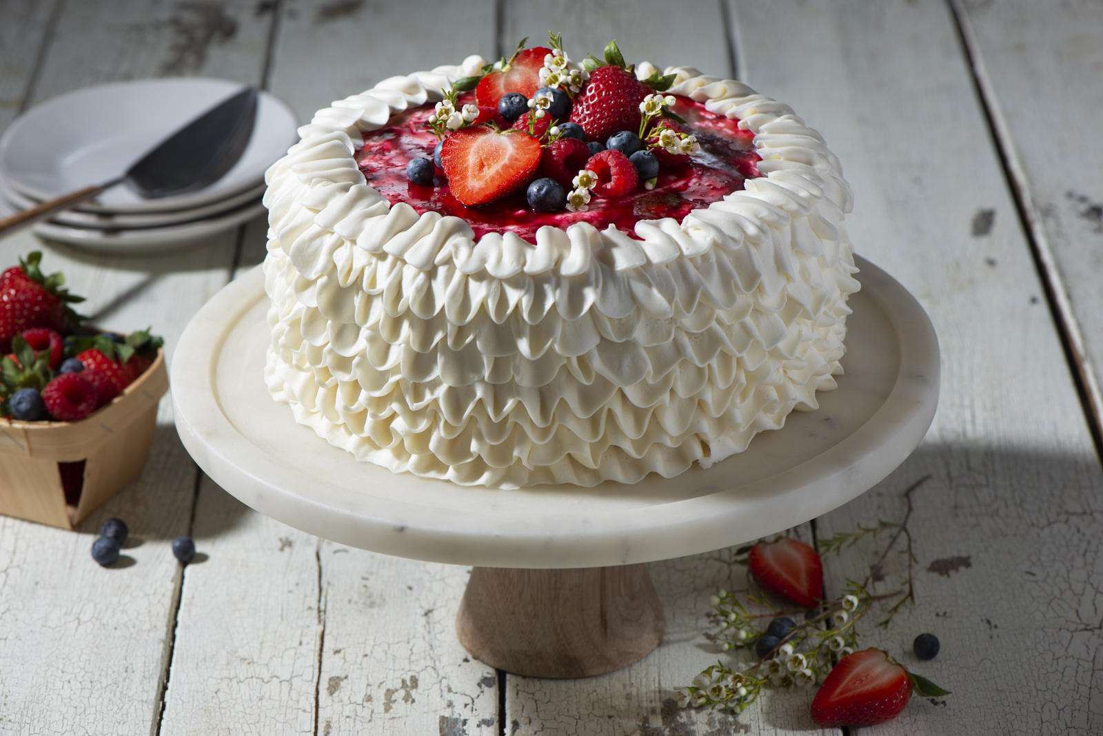Ice Ice Baby Vanilla Icing Cake