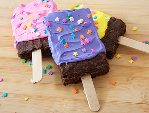 Popsicle Brownie Bites