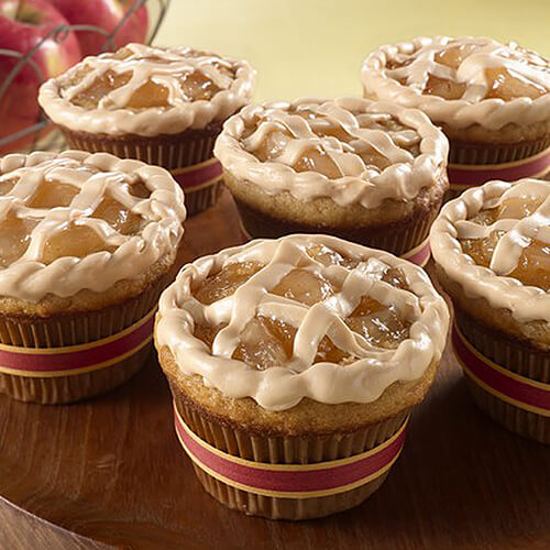 Caramel Apple Pie Cupcakes