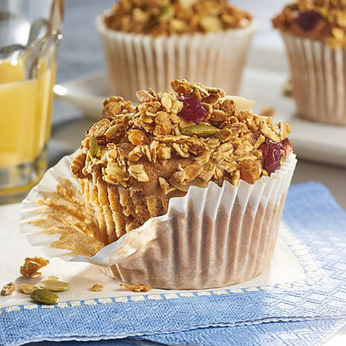 Banana Spice Granola Muffins