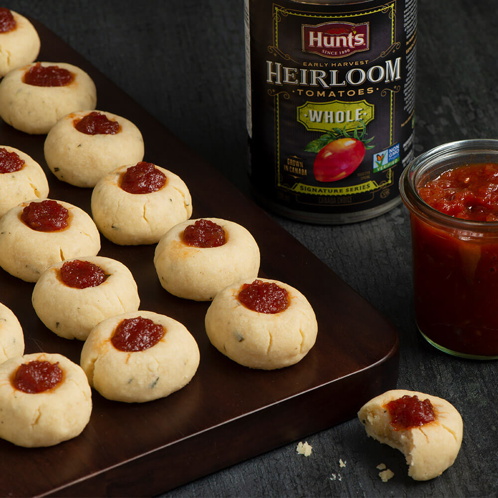 Savoury Thumbprint Cookies 
