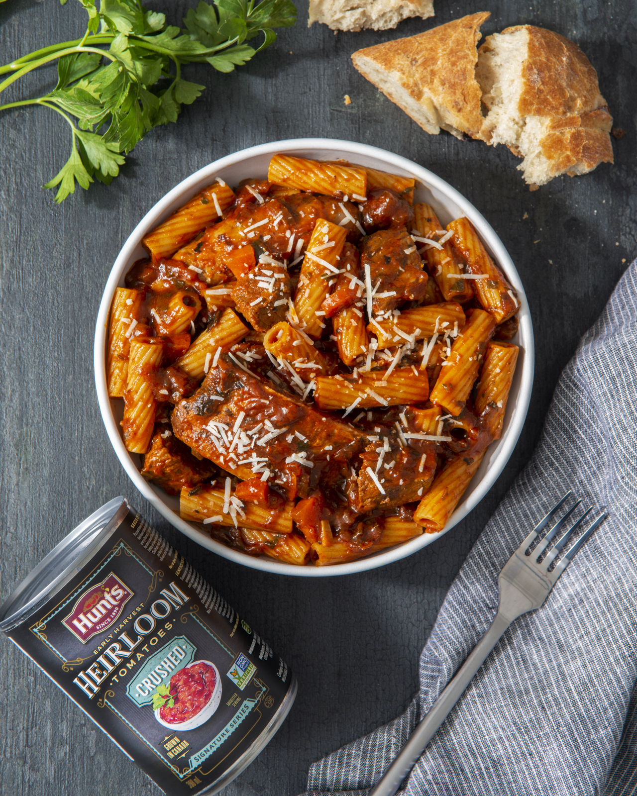 Rigatoni with Instant Pot Sunday Gravy