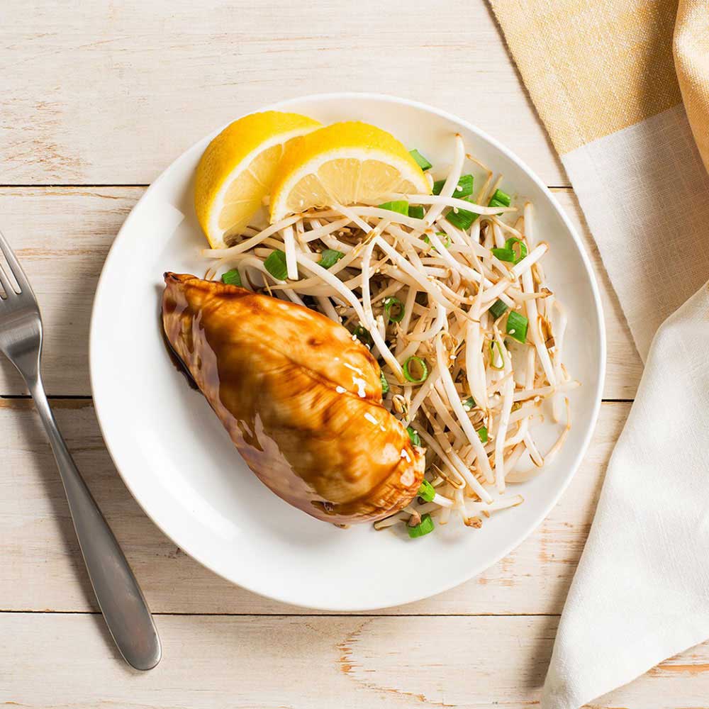 Poulet teriyaki cuit au four