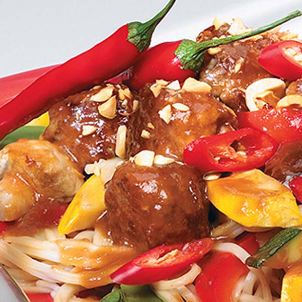 Szechwan-Style Veal Meatballs